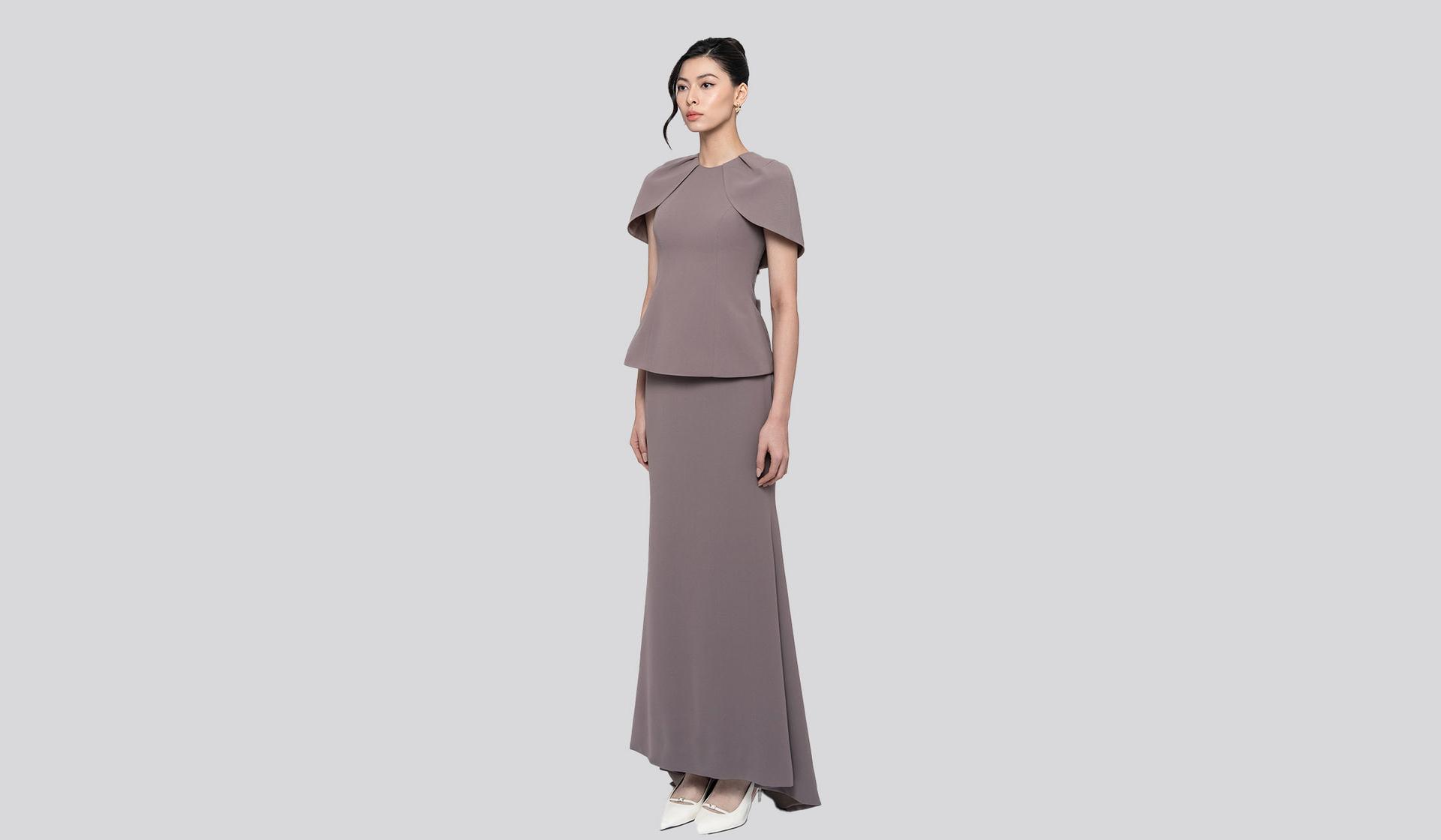 Basic Long Pencil Skirt Image Gallery 1